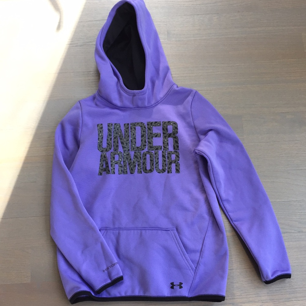 Girls UA heat gear hoodie